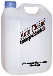 Nettoyant dégraissant plastique  5 L.